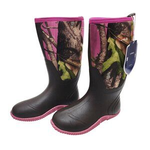 Hisea Womens Neoprene Rubber Boots Waterproof Insulated Camo Hunting Size 11